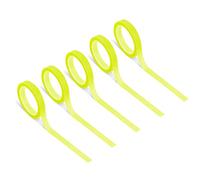 5 Rouleaux Ruban Surligneur, 6mm x 5m Ruban Fluorescent Surligneur Fluorescent Ruban Adhésif Coloré Transparent pour Étudiants Enseignants Lecture Prise de Notes en ureau (Jaune)