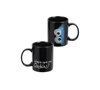 5, rue Sésame Macaron le glouton Mug Tasse de Café Thé en grès noir 320 ml