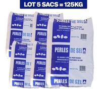 5 Sacs de 25Kg en pastilles de sel adoucisseur d'eau