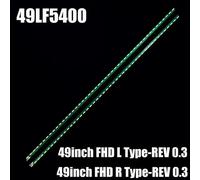 5 set - 10 pcs bande de rétroéclairage LED LG, 49LF5400 49LF5410 49LF5900 49LF6900 49UF6907 49LF590V 49LF540V MAK63267301 G1GAN01-0791A 100% NOUVEAU ""Nipseyteko