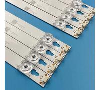 5 set Bande lumineuse rétroéclairée LED, pour TCL L55P2-UD YHE-4C-LB5504-YH01J TCL L55E5800A-UD 55D2900 AB Nipseyteko
