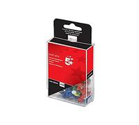 5 Star Punaises Couleurs opaques assorties Lot de 100