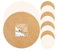 Supports à gâteaux - SCRAPCOOKING - Rond - Ø24 cm - 5 unités - En kraft