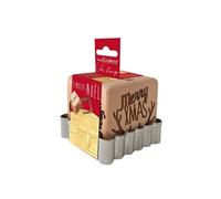 Kit tampon à biscuits - SCRAPCOOKING - Bois - 5 faces - Motif Christmas - Avec découpoir inox