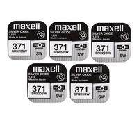 5 X 371 SR920SW 0% mercure Oxyde d'argent Piles de montre [Lot de 5][320]