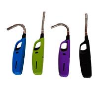 5 x Allumes Feu Gaz RechargeableTige flexible Pratique pour Cuisine Cheminée Écologique Allume Feu Poêle à Bois BBQ- Electrique