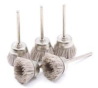 5 x Brosse en nylon Brosses de polissage [très dur] 22 mm pour Dremel minischl zèle Outil multifonction