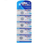 5 x CR1225 3 V Lithium Pile Bouton 50 mAh Pkcell marque (1 ercard A Blister 5 Piles)