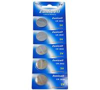 EUNICELL Lot 5 Piles Lithium CR2032 BR2032 DL2032 3 VOLT