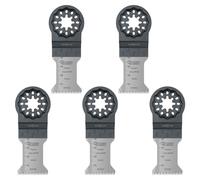 5 x SabreCut SCFN35J_5 35mm x 40mm bimétallique (BIM) longue durée 14 TPI lames à dents grossières compatibles avec Bosch Fein Starlock/Starlock Plus et Starlock Max Système de montage multi-outils