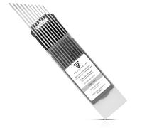 5 x STAHLWERK TIG Électrodes en tungstène 1,6x 175 mm WC20 Sans thorium & 5x STAHLWERK TIG Électrodes en tungstène 2,4x 175 mm WC20 Sans thorium