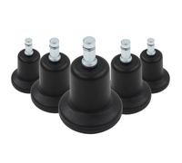 5 x STAND Nr. 11 | 11 mm | tous les sols - Patins de chaise Noir