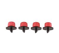 50/100/150 Pcs Réglable Jardin Irrigation D'arrosage Débit Goutte Tête Goutte à goutte Fleur Usine Outils Tête Fits 1/4 '' Tuyau Rouge(100 Pcs)