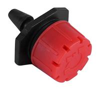 50/100/150 Pcs Réglable Jardin Irrigation D'arrosage Débit Goutte Tête Goutte à goutte Fleur Usine Outils Tête Fits 1/4 '' Tuyau Rouge(150 Pcs)