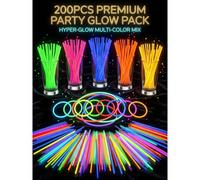 50/100/200/10 pièces Bâtons lumineux ultra brillants de 8 pouces, durent 10-12 heures, conviennent pour les fêtes, les rassemblements, les bars, les anniversaires, les fêtes d'Halloween, les décoratio