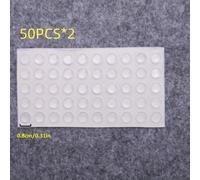 50/100 pièces Butoir de porte auto-adhésif en caoutchouc, tampons d'amortissement pour armoire, protecteur de meuble en silicone, meilleur cadeau pour anniversaire, remise des diplômes 25 pièces (10 m