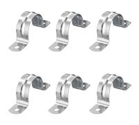 50/100 pièces de colliers serrage pour tuyau en acier inoxydable 304, U, supports pour tuyaux d'eau 1/2" à 1½"(1/2" pipe 100 pieces)