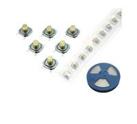 50/100PC/Lot SMD 4 * 4 * 3.5MM 4X4X3.5MM Tactile Tact Push Button Switch Momentary NWPNLXEA(100PCS)