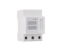 50/60hz 230 220V Din Rail Dual Display Adjustable Over Voltage Current and Under Voltage Protective Device Protector Relay EKFBQBGW