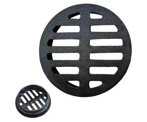 50/75/83/110/160/200/250mm Caniveau Exterieur en Fonte, Grille de Drainage Lourde Ronde pour Remplacement de Regard d'Égout, Drain Anti-Rouille pour Douche, Terrasse, Jardin & Balcon(160mm/6.3in)