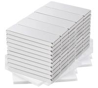 50 aimants puissants de grande taille, aimants en néodyme de 30 x 10 x 3 mm, aimants puissants pour tableaux magnétiques, placards de cuisine, tableaux blancs rectangulaires et feuilles magnétiques.