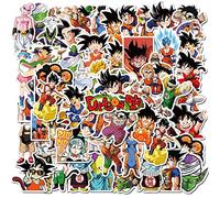 50 autocollants Dragon Ball pour enfants, autocollants en vinyle imperméables de dessins animés d'anime pour filles adolescentes, bouteille d'eau, skateboard, cahier, téléphone, guitare, vélo