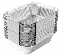 50 bacs de récupération des graisses en aluminium, compatibles avec les barbecues Napoleon et Broil King, 230 ml, 13 x 10 x 4 cm