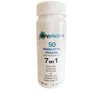 50 bandelettes d'analyse easyPiscine 7 en 1 pour piscine et spa