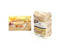 50 BARQUETTES AMUSE-BOUCHES BOIS 14X8CM NATUREL