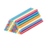 AGT Bâtonnets de colle Ø11 mm pour pistolet à colle - 50 pièces - 5 couleurs