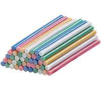50 bâtonnets de colle Ø11mm pour pistolet à colle - Multicolores à paillettes [AGT]