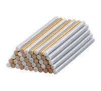 AGT 50 bâtonnets de colle Ø11mm pour pistolet à colle - or et argent à pailettes