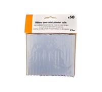 50 bâtons de colle - Pour mini pistolet à colle - Recharge - 7mm de diamètre -