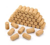 50 Bouchon Liege Bouchon vin réutilisables Bouchon Bouteille vin 21×40 cm | En Bois Tendre; Vin, Bière,Artisanat; Embouteillage,DIY; 50 Pcs, 21x40mm,Réutilisable