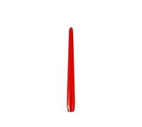 Papstar Bougie de chandelier Ø 22 mm x 25 cm – Lot de 50 – Rouge – 7 h d'autonomie