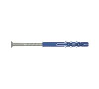 50 chevilles longues universelles avec collerette et vis TX Rawlplug FFI 10 x 80mm