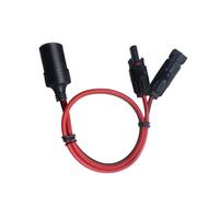 50 cm 12AWG Voiture Allume-Cigare Prise Femelle à Panneau Solaire Prise 30A Adaptateur d'alimentation mâle Femelle connecteur câble de Batterie