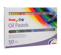 Pentel Pastels à l'huile PHN4 – étui plastique 50 pastels