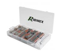 50 dominos et bornes automatiques à levier - Coffret - RIBIMEX - PRGOU050DOM
