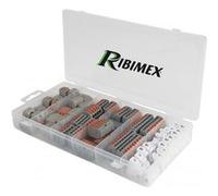 50 dominos et bornes automatiques à levier - Coffret - RIBIMEX - PRGOU050DOM G
