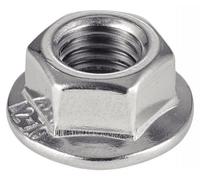 50 Ecrous à Embase Crantée M16 mm - DIN 6923 - ISO 4161 - NFE25-406 - Inox A2 - D-Work