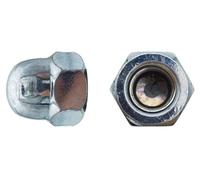 50 Ecrous Borgnes M18 mm - DIN 1587 - Zingué blanc - D-Work