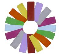 50 étiquettes magnétiques effaçables à sec, bandes magnétiques réutilisables pour tableau blanc, casier, boîte à outils, 8 x 3 cm, étiquettes de couleur aléatoire