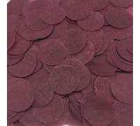 50 g de confettis multicolores, 2,5 cm, multicolores, ronds, restes de papier, décoration de table, confettis pour ballons, boîte cadeau, anniversaire, baptême, mariage, JGA, bordeaux