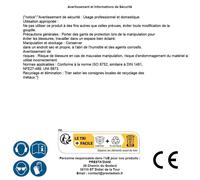 50 Goupilles Elastiques Série Epaisse E 8 x 100 mm - ISO 8752 - DIN 1481 - NFE27-489 - UNI 6873 - Inox A1 - D-Work
