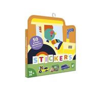 50 Grandes Gommettes Stickers Véhicules - Janod