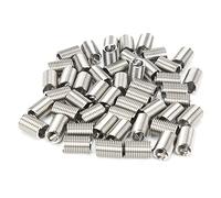 50 inserts filetés en acier inoxydable, outil de réparation de filetage, manchon fileté standard américain 5/16 pouce-18x3D pour alliages d’aluminium, de plastique et de cuivre,