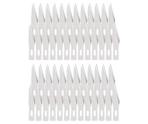 50 lames de rechange pour cutter, modèle n° 11