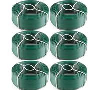 50 mètres de fil barbelé, diamètre 1,35 mm, enroulé en 6 bobines, de couleur verte, pour clôture