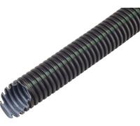 50 mètres Tuyau ondulé en plastique, flexible, noir - Tuyau d'installation en plastique 32 mm FBY-EL-F co2ntrol 32